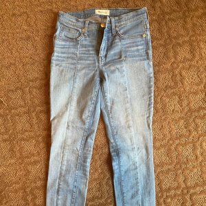Madewell high rise skinny jeans size 26 light wash